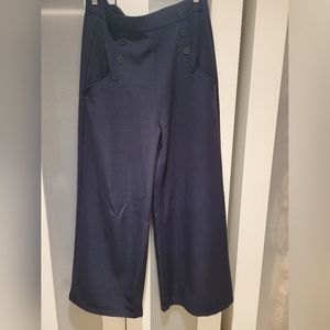 Navy Hell Bunny Retro Swing Pants